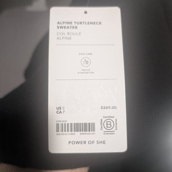 Athleta | Alpine Turtleneck Sweater In Black - Picture 7 of 10